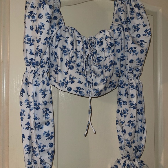 Cropped corset top - Picture 5 of 7